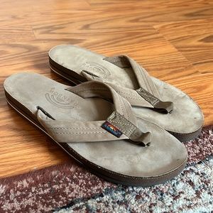 Rainbow | Double Layer Leather Sandals